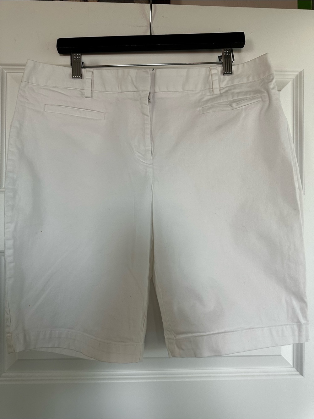 Land’s End Women’s Classic White Bermuda Shorts